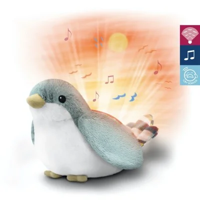 Veilleuse projecteur coucher de soleil Shally le moineau signée Zazu Veilleuse projecteur coucher de soleil Shally le moineau signée Zazu