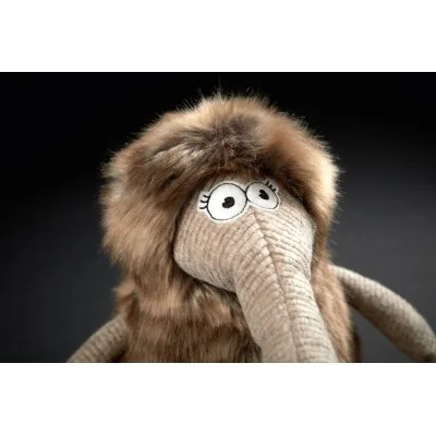 Peluche fourmilier "Trumpet Crumpet" de la collection BEASTS de la marque Sigikid, gros plan sur la tête