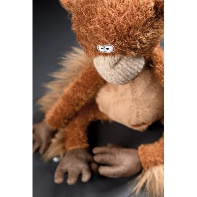 Peluche singe "Mon Key" de la collection BEASTS de la marque Sigikid, gros plan Peluche singe "Mon Key" de la collection BEASTS de la marque Sigikid, gros plan