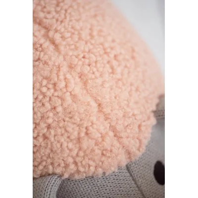 Peluche hérisson en crochet MINI signée Crochetts, vue de dessus Peluche hérisson en crochet MINI signée Crochetts, vue de dessus