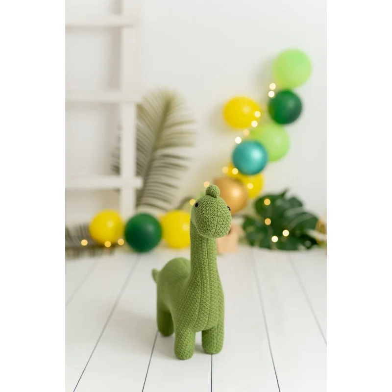 Peluche dinosaure en crochet MINI signée Crochetts Peluche dinosaure en crochet MINI signée Crochetts
