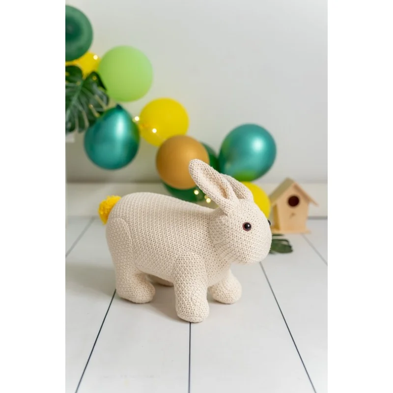 Peluche lapin en crochet MINI signée Crochetts