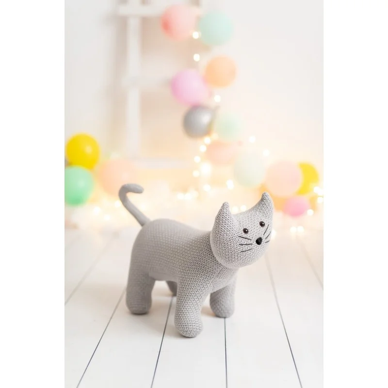 Peluche chat en crochet MINI signée Crochetts Peluche chat en crochet MINI signée Crochetts