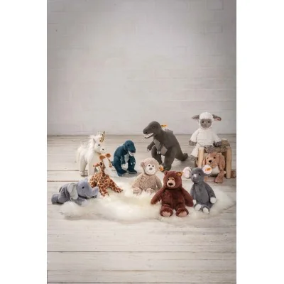 Ensemble de peluches animaux Soft Cuddly Friends signées Steiff Ensemble de peluches animaux Soft Cuddly Friends signées Steiff