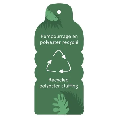 Spirale d'activités Jelekros le Lion signée Les Déglingos rembourrée en polyester recyclé Spirale d'activités Jelekros le Lion signée Les Déglingos rembourrée en polyester recyclé