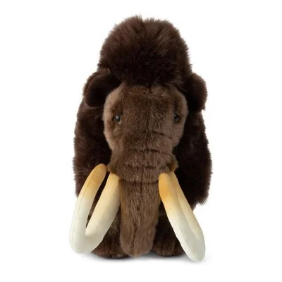 Peluche Mammouth marron WWF - 23 cm, vue de face Peluche Mammouth marron WWF - 23 cm, vue de face