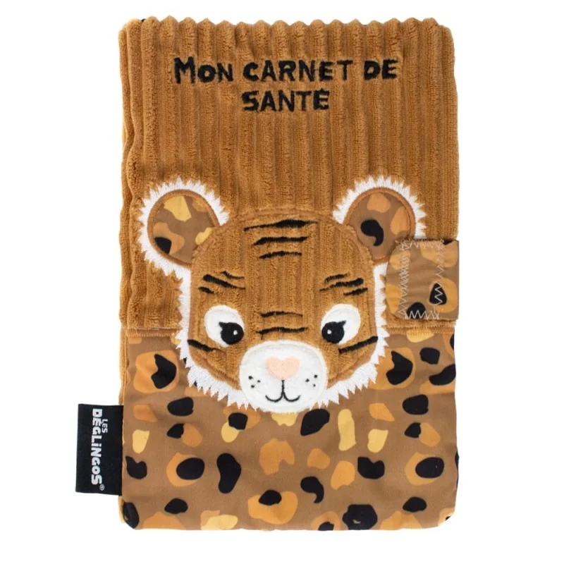 Protège carnet de santé Speculos le tigre signé Les Déglingos Protège carnet de santé Speculos le tigre signé Les Déglingos