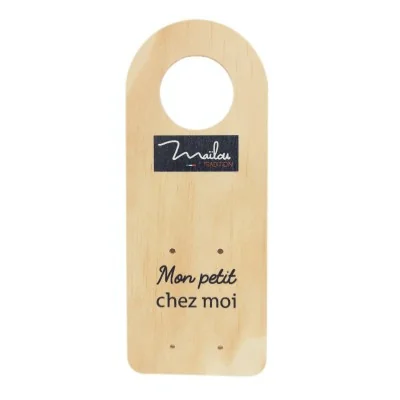 carte en bois "Mon Petit Chez Moi" réutilisable carte en bois "Mon Petit Chez Moi" réutilisable