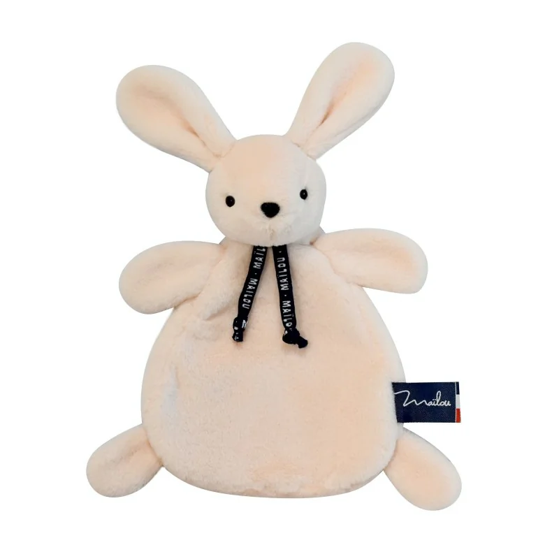 Doudou Lapin Dorlotin - Ivoire signé Mailou Tradition