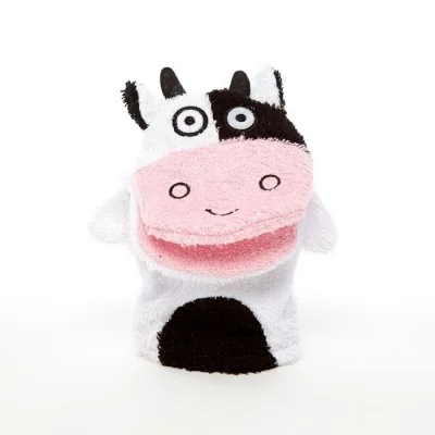 Gant de toilette vache 100% coton signé Isabelle Laurier