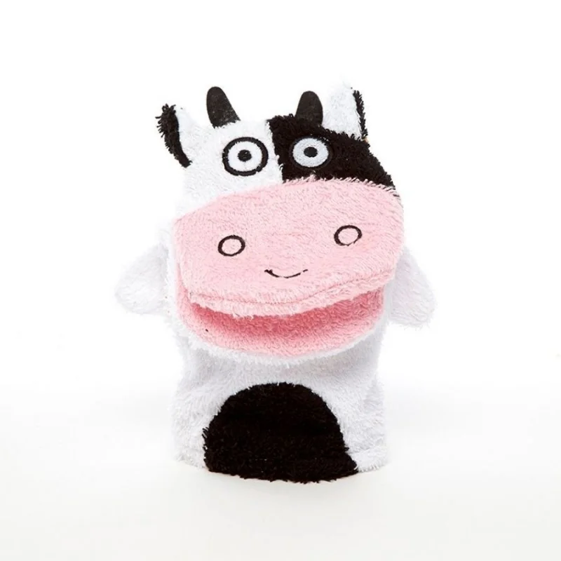 Gant de toilette vache 100% coton signé Isabelle Laurier