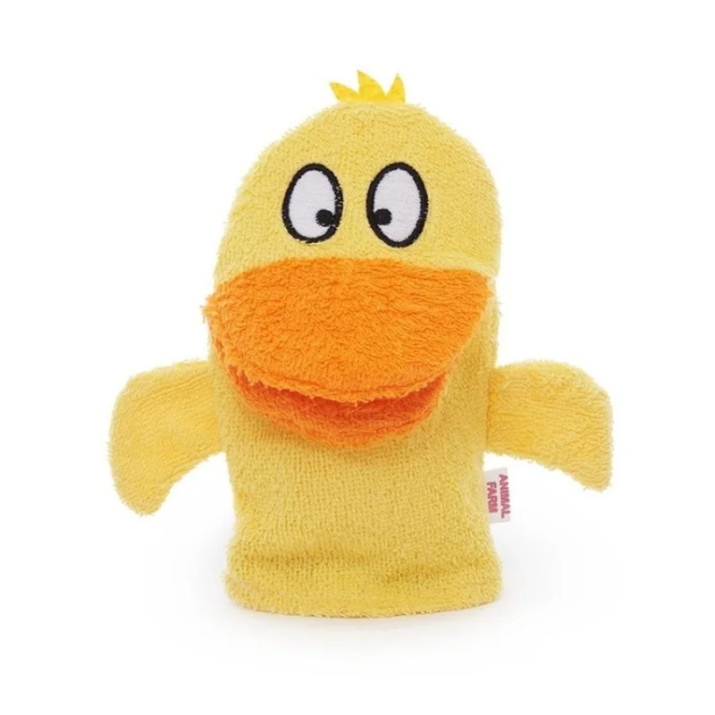 Gant de toilette canard 100% coton signé Isabelle Laurier Gant de toilette canard 100% coton signé Isabelle Laurier