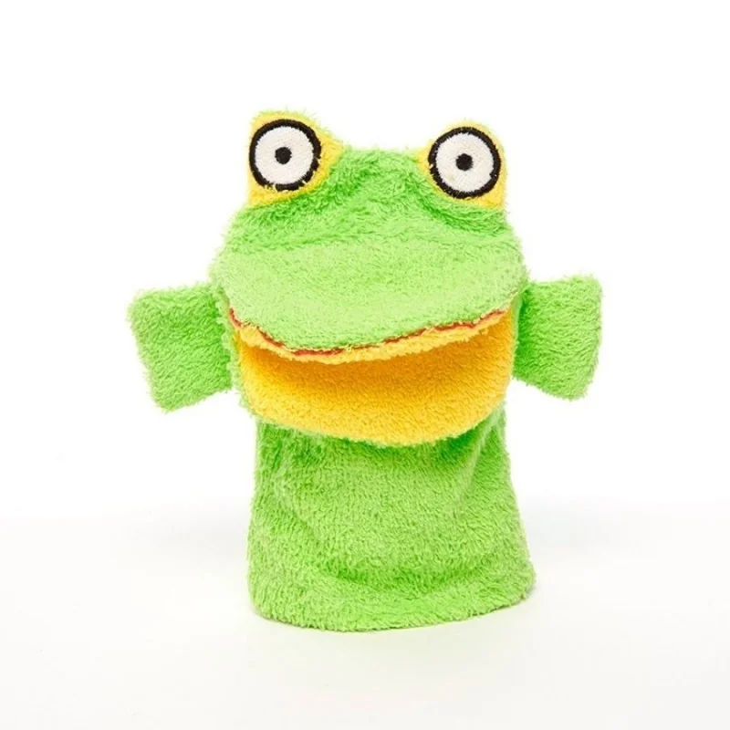 Gant de toilette grenouille 100% coton signé Isabelle Laurier Gant de toilette grenouille 100% coton signé Isabelle Laurier
