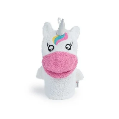 Gant de toilette licorne 100% coton signé Isabelle Laurier