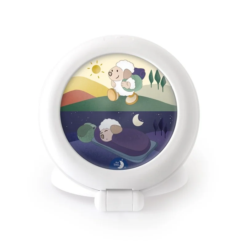 Indicateur de réveil Kid'Sleep Globetrotter - Blanc signé Pabobo Indicateur de réveil Kid'Sleep Globetrotter - Blanc signé Pabobo