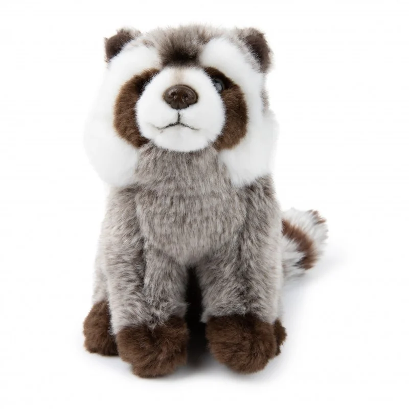 Peluche raton laveur Noir et Blanc WWF - 23 cm