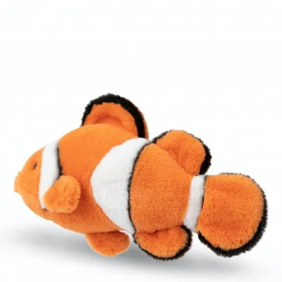 Peluche poisson clown WWF - 18 cm, vue de profil