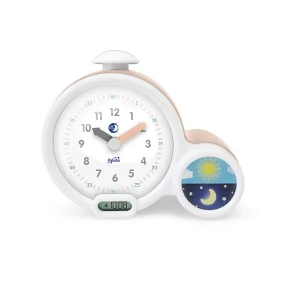 Mon 1er réveil Kid'Sleep Clock - Rose signé Pabobo