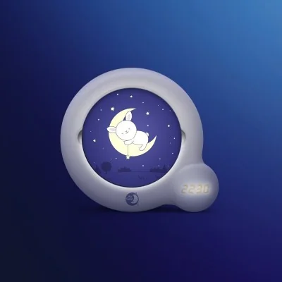 Veilleuse indicatrice de réveil Kid'Sleep Essential signée Pabobo en mode veilleuse pour les plus petits