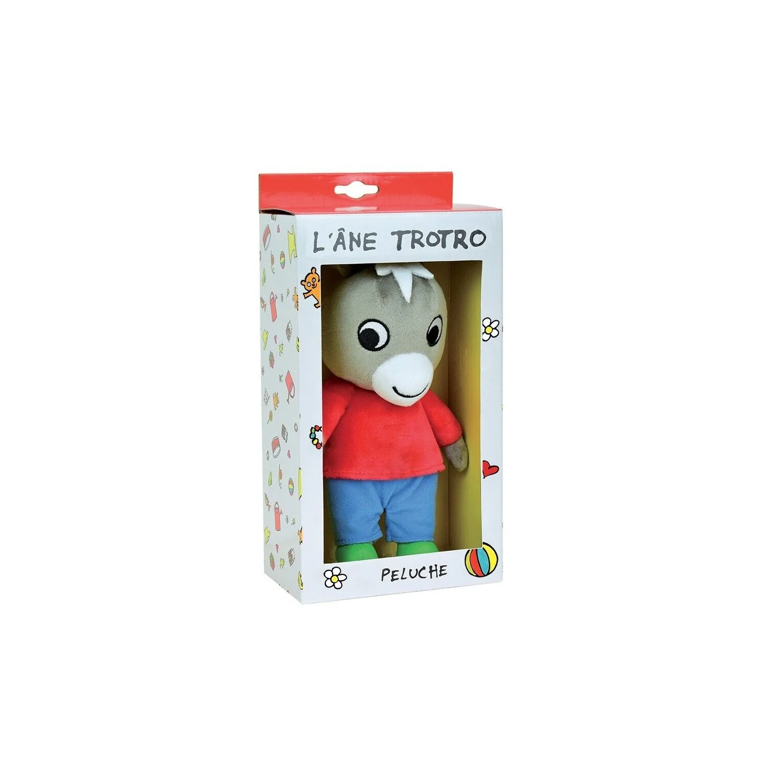 Peluche Musicale Trotro 28 Cm – Chante Le Générique, Licence Officielle – Doudou Dès La Naissance