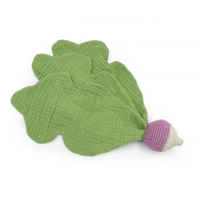 Doudou Radis Rose 100% coton bio de la marque Myum