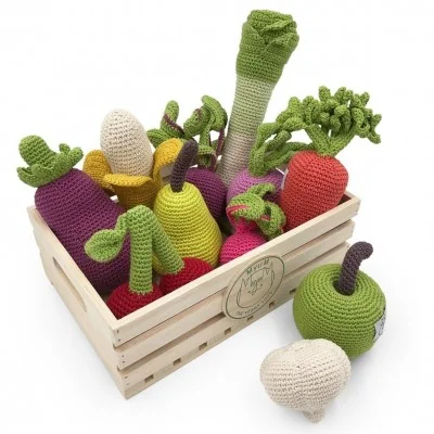 Ensemble de légumes dans un cageot de la marque MyuM Ensemble de légumes dans un cageot de la marque MyuM