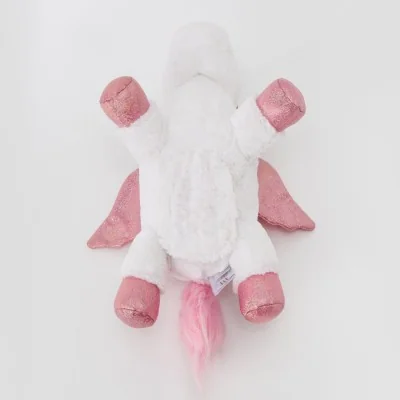 Veilleuse peluche à projection lumineuse Twilight Buddies Licorne signée Cloud b, vue de dessous Veilleuse peluche à projection lumineuse Twilight Buddies Licorne signée Cloud b, vue de dessous