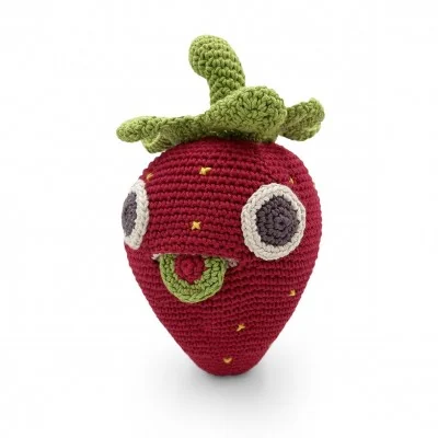 Boite à Musique Georges la Fraise 100% coton bio signée MyuM