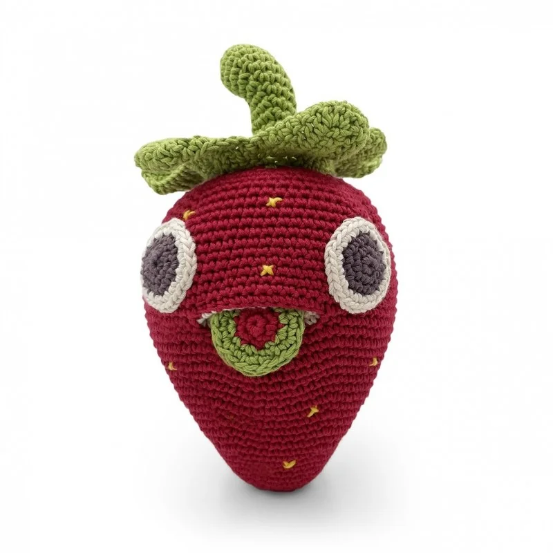 Boite à Musique Georges la Fraise 100% coton bio signée MyuM