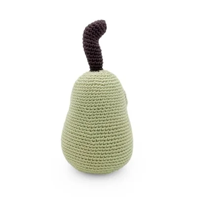 Boite à Musique Paul Pear la poire 100% coton bio signée MyuM, vue de dos