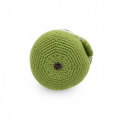 Boite à Musique Ringo Apple la pomme 100% coton bio signée MyuM, vue de dessous Boite à Musique Ringo Apple la pomme 100% coton bio signée MyuM, vue de dessous