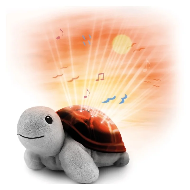 Veilleuse projecteur coucher de soleil Tim la tortue de la marque Zazu Veilleuse projecteur coucher de soleil Tim la tortue de la marque Zazu