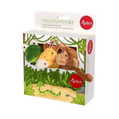 Set de marionnettes à doigts Jungle de la marque Sigikid