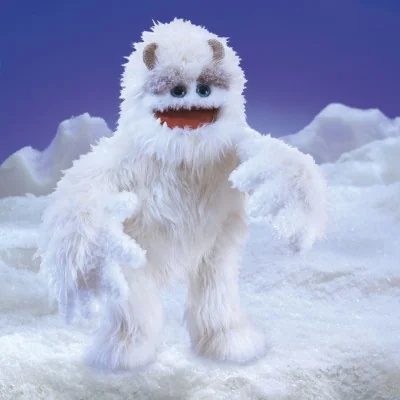 Marionnette à main Yeti sur la glace signée Folkmanis Marionnette à main Yeti sur la glace signée Folkmanis