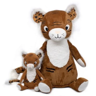 Peluche Géante Speculos le Tigre - 60 cm signée Les Déglingos, en compagnie de la peluche Speculos Peluche Géante Speculos le Tigre - 60 cm signée Les Déglingos, en compagnie de la peluche Speculos