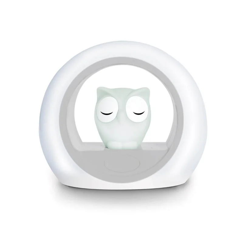 Veilleuse Lou le hibou gris de la marque Zazu Veilleuse Lou le hibou gris de la marque Zazu