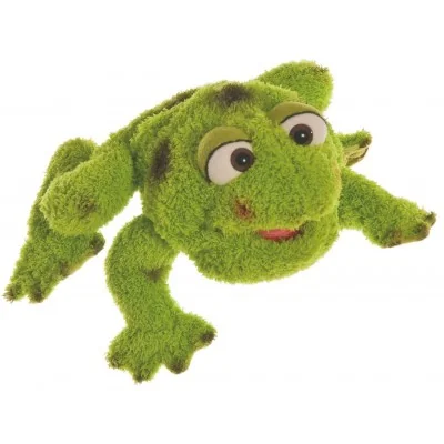 Marionnette à main Grenouille Petit Rolf signée Living Puppets
