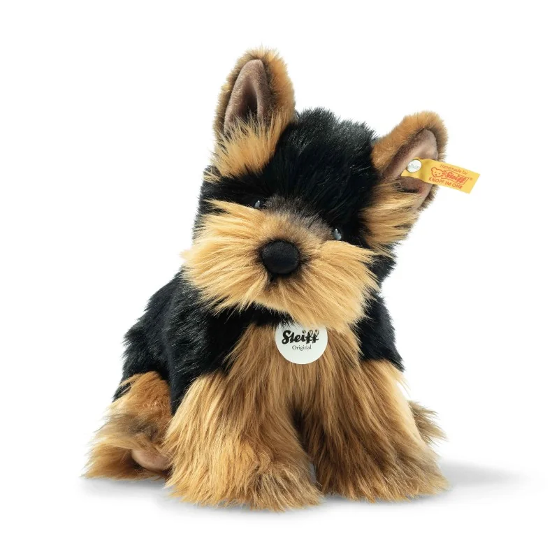 Peluche Yorkshire Terrier Hercule - 24 cm signée Steiff