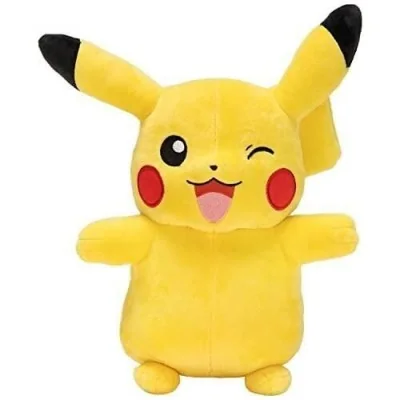 Peluche Pokémon Pikachu officielle de 30 cm signée Bandai