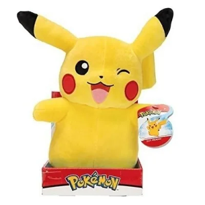 Peluche Pokémon Pikachu officielle de 30 cm signée Bandai, dans sa boîte Peluche Pokémon Pikachu officielle de 30 cm signée Bandai, dans sa boîte