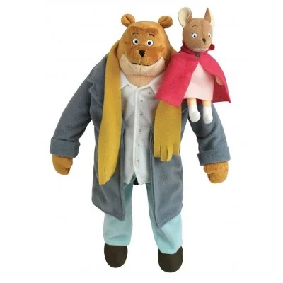Peluche Ernest et Célestine - 31 cm signée Jemini
