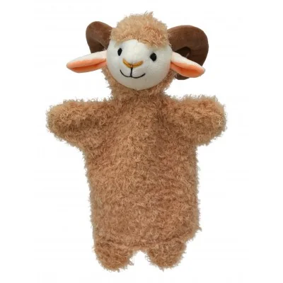 Marionnette Doudou chèvre - 26 cm signée Bass et Bass