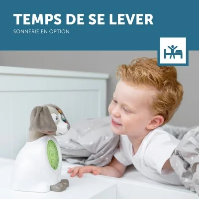 Réveil Veilleuse Davy le chien - Rose signé Zazu, il est l'heure de se lever Réveil Veilleuse Davy le chien - Rose signé Zazu, il est l'heure de se lever