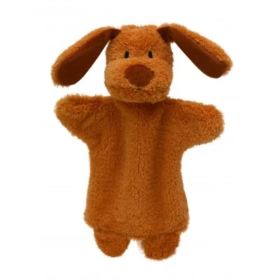 Marionnette Doudou Chien - 28 cm signée Bass & Bass
