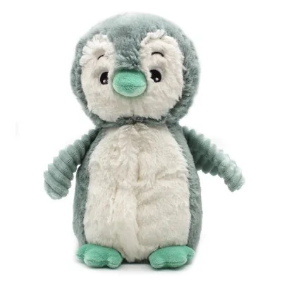Peluche pingouin Iglou maman menthe signée Les Deglingos