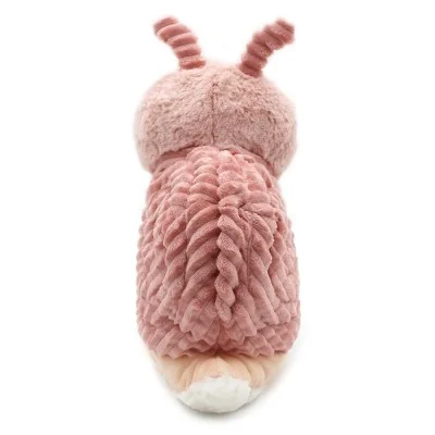 Peluche escargot Speedou maman et son bébé rose signée Les Deglingos, avec son bébé sur le dos, maman vue de dos Peluche escargot Speedou maman et son bébé rose signée Les Deglingos, avec son bébé sur le dos, maman vue de dos