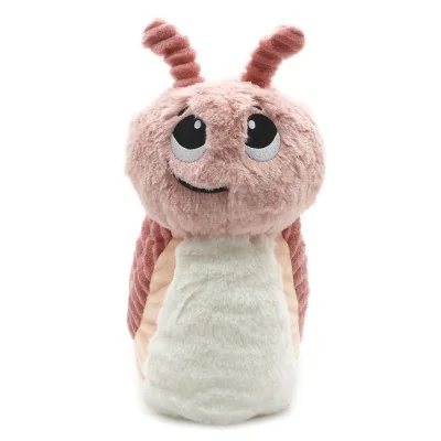 Peluche escargot Speedou maman et son bébé rose signée Les Deglingos, avec son bébé sur le dos, gros plan sur la maman Peluche escargot Speedou maman et son bébé rose signée Les Deglingos, avec son bébé sur le dos, gros plan sur la maman