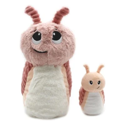 Peluche escargot Speedou maman et son bébé rose signée Les Deglingos, avec son bébé sur le dos, maman avec son bébé Peluche escargot Speedou maman et son bébé rose signée Les Deglingos, avec son bébé sur le dos, maman avec son bébé