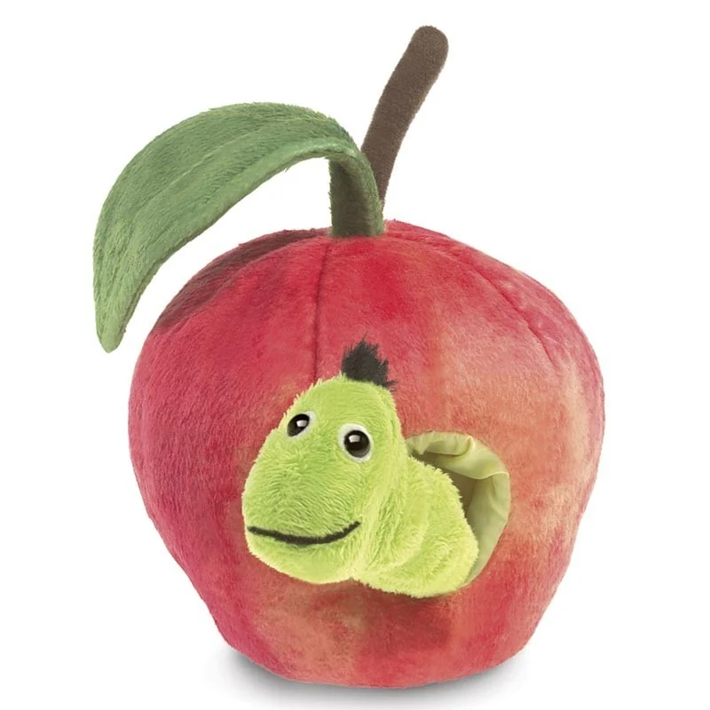 Marionnette à main Ver dans la pomme