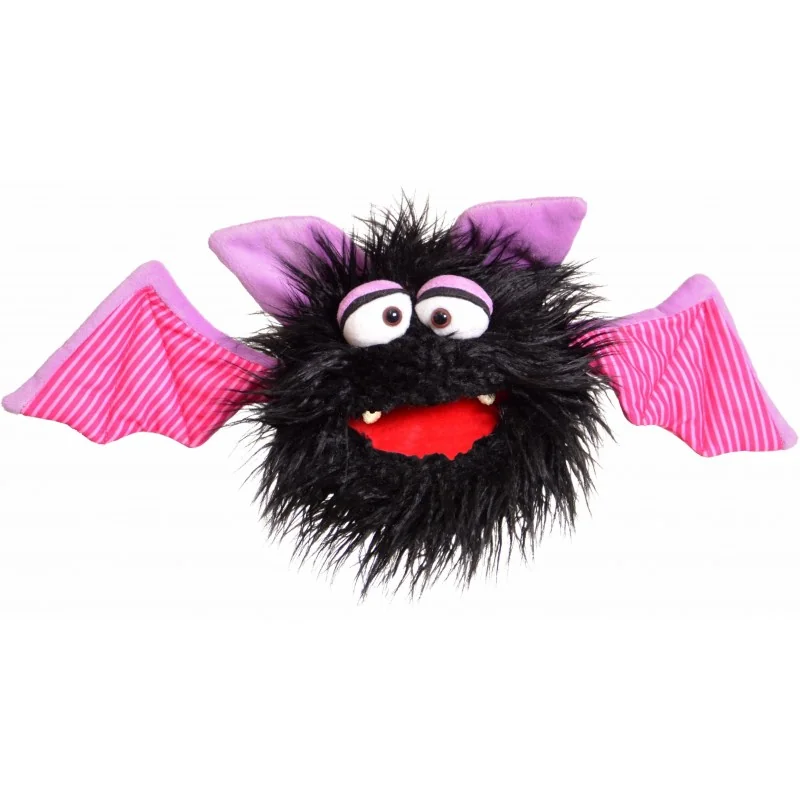 Marionnette à main Petit monstre chauve souris Schnips signée Living Puppets